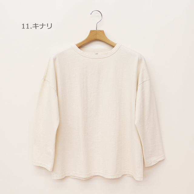 Dana Faneuil ダナファヌル レディース ムラ糸天竺セットイン長袖Tシャツ D-5823405