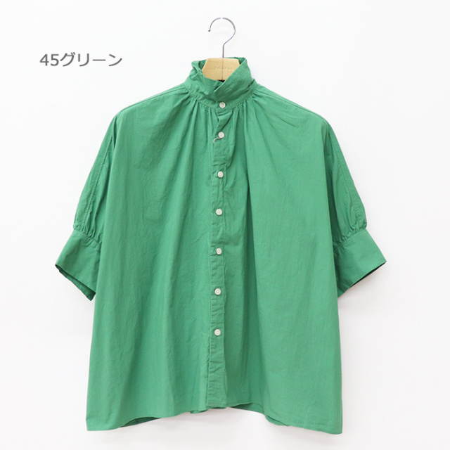 [B] 【SALE・セール】 ダナファヌル Dana Faneuil シャツ 半袖 ブラウス レディース MADE IN JAPAN 日本製 シェルシルエット半袖シャツ Dana Faneuil ダナファヌル レディース 七分袖 Tシャツ D-5721105
