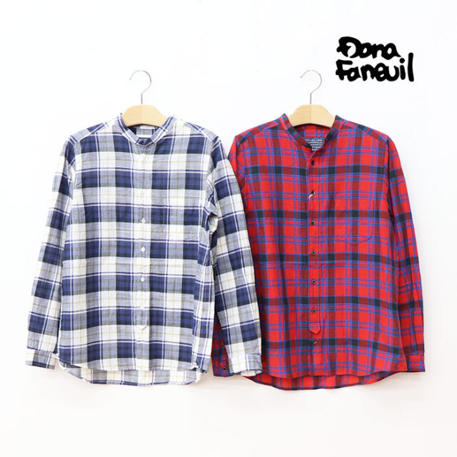 Dana Faneuil ダナファヌル レディース マドラスチェック長袖シャツ D-6323114