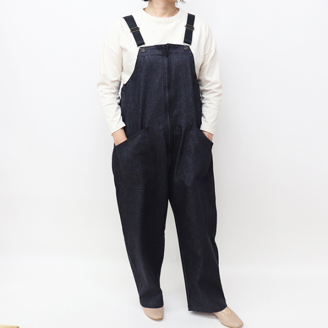 Dana Faneuil ダナファヌル レディース デニムオーバーオール D-9125123
