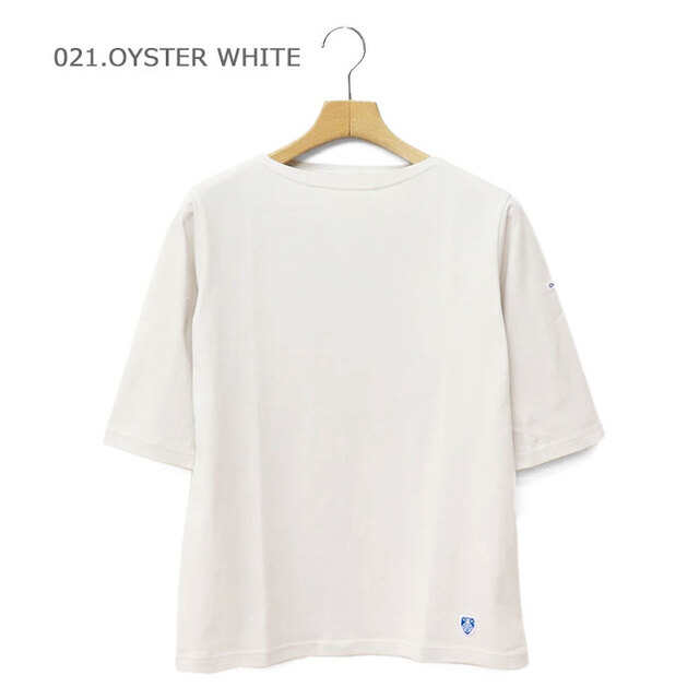 ORCIVAL オーシバル レディース ジャージー ボートネック5分袖Tシャツ OR-C0136 BFJ