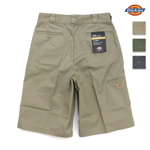 Dickies ディッキーズ パンツ 42283 13" TWILL WORK SHORT LOOSE FIT 13"ワークショーツ ルーズフィット  DS2010