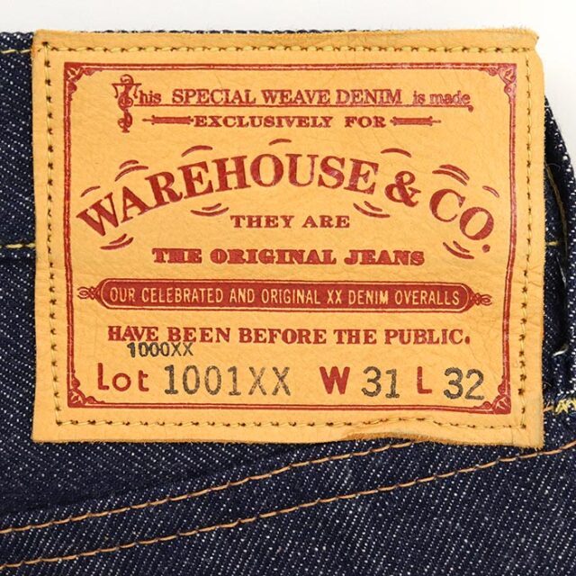 WAREHOUSE,ウエアハウス,ジーンズ,デッドストックブルー,1947モデル,1001XX