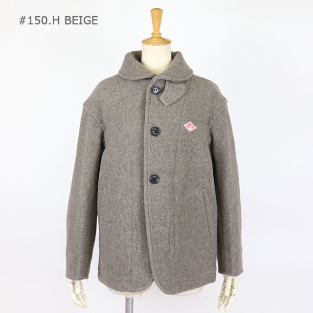 Danton ダントン ジャケット レディース ウールパイル 丸襟ジャケット Women Dt A0010 Wop
