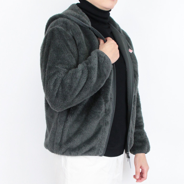 Danton ダントン フリース レディース ハイパイルフリース フードジップジャケット Women Dt A0018hpf