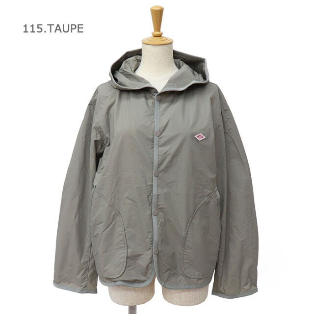 DANTON ダントン レディース ナイロンタッサーフーデッド