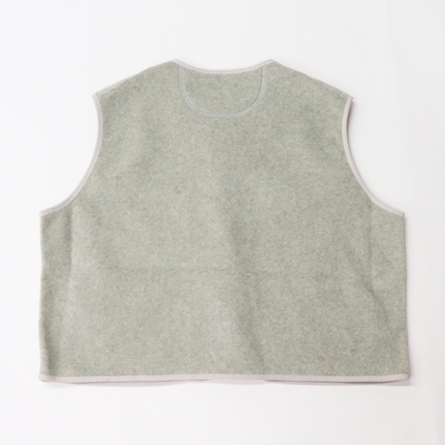 DANTON ダントン レディース フリース カラーレスベスト WOMEN DT-A0521