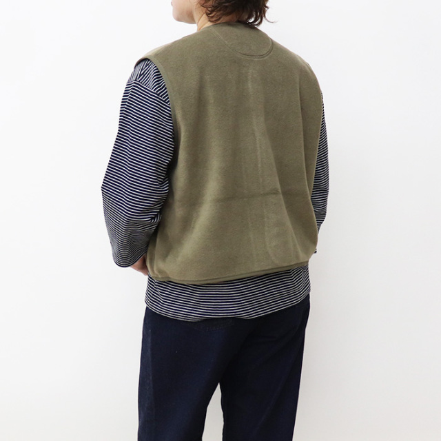 DANTON ダントン フリース カラーベスト WOMEN DT-A0521