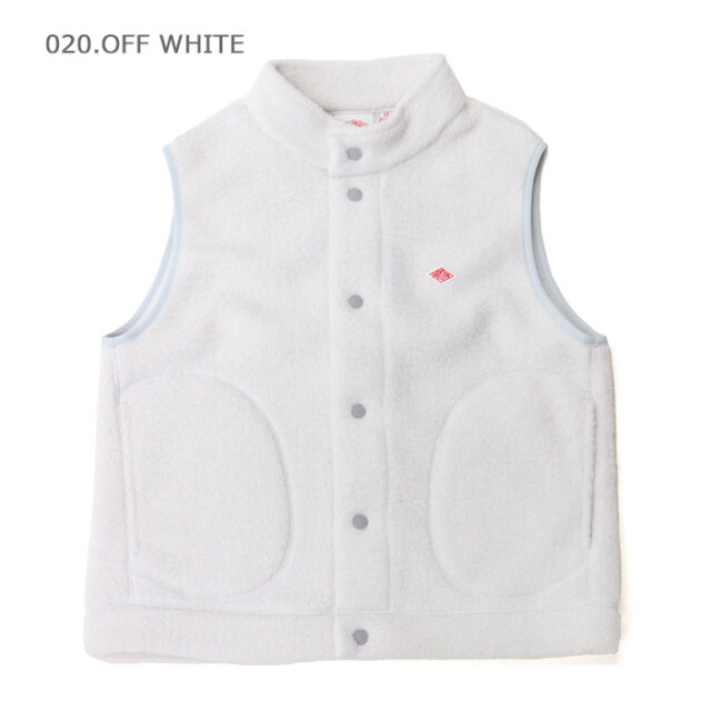 DANTON　ベスト DANTON ダントン メンズ ウールライクポリエステル スタンドカラー