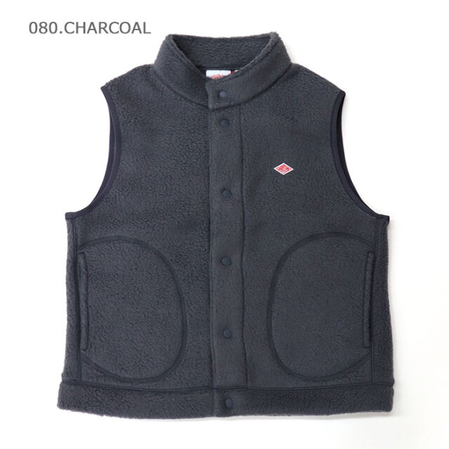 【DANTON】Mサイズ美品ボアベスト DANTON ダントン レディース ダブルフェイスボア ベスト DT-A0701WNN