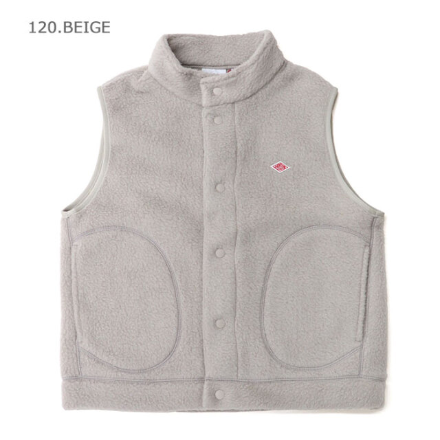 DANTON ダントン レディース ダブルフェイスボア ベスト DT-A0701WNN