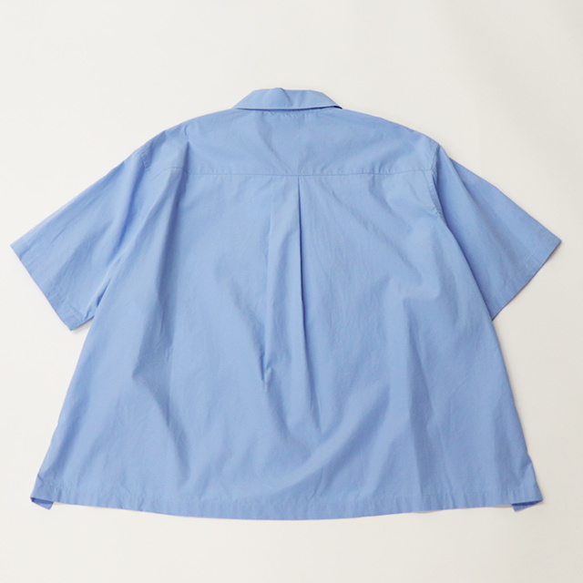 DANTON ダントン レディース コットン サイドスリット半袖シャツ