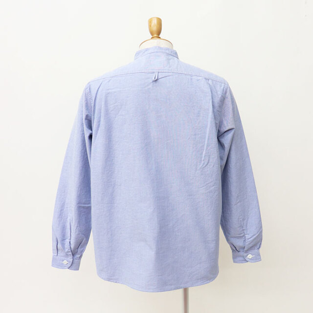 DANTON,ダントン,長袖バンドカラーシャツ,DT-B0280SOX