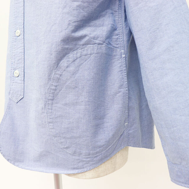 DANTON,ダントン,長袖バンドカラーシャツ,DT-B0280SOX