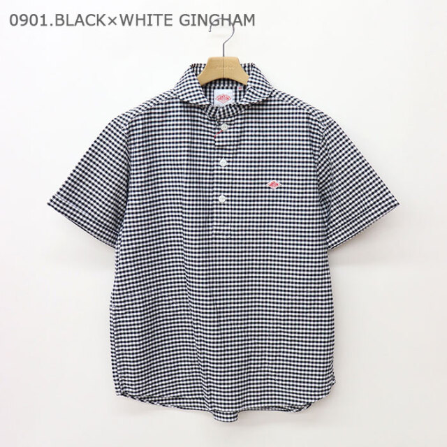 DANTON,ダントン,丸襟プルオーバーシャツ,DT-B0284OXP