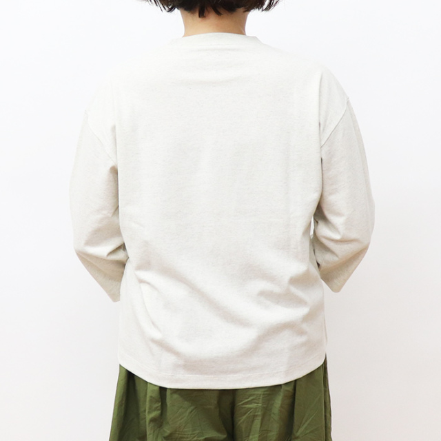 DANTON ダントン レディース クルーネック7分袖Tシャツ DT-C0131TCB