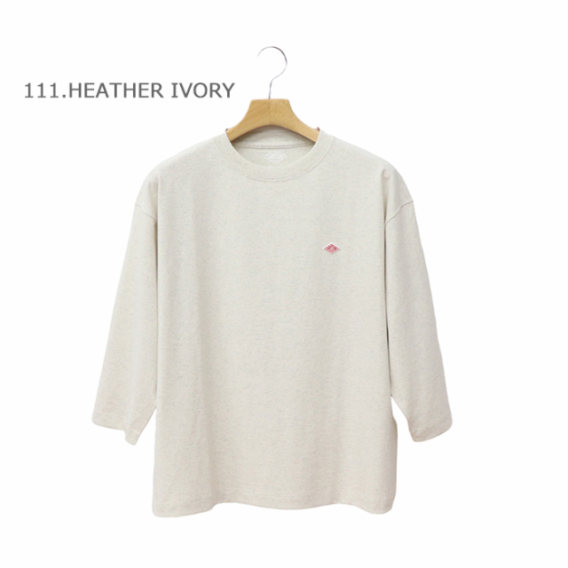 DANTON ダントン レディース クルーネック7分袖Tシャツ DT-C0131TCB