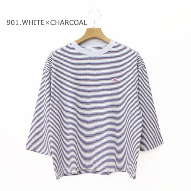 DANTON ダントン レディース クルーネック7分袖Tシャツ DT-C0131TCB
