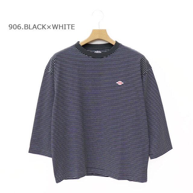 だーうち DANTON ダントン レディース クルーネック7分袖Tシャツ DT-C0131TCB