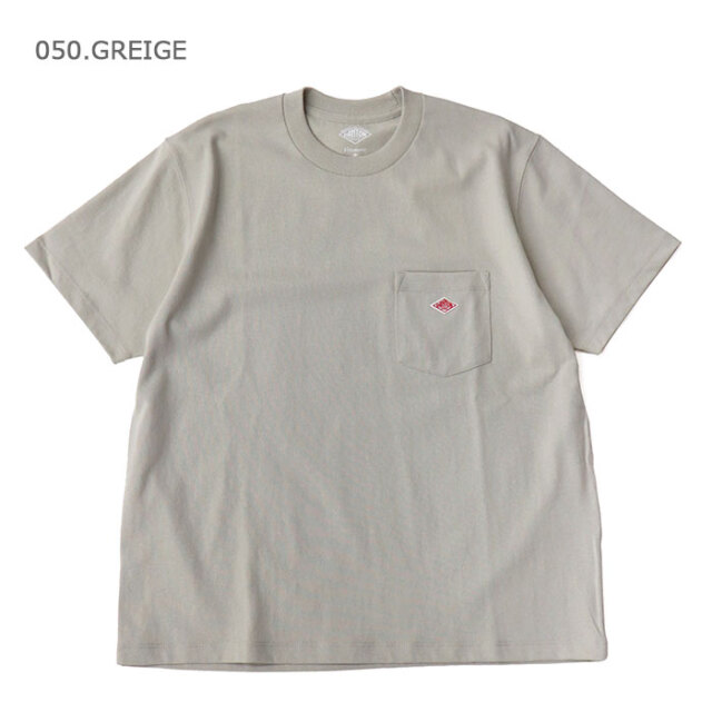DANTON ダントン レディース コットンポリエステル ポケットTシャツ
