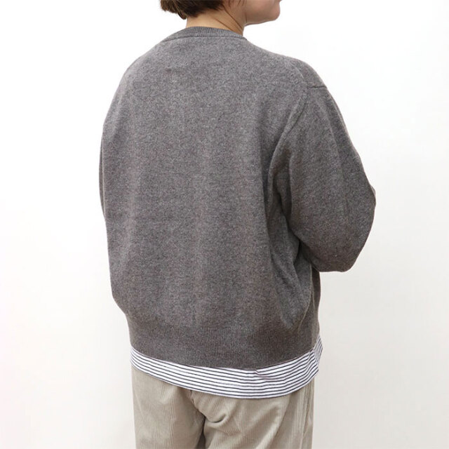 DANTON ダントン レディース ラムウール クルーネックニット