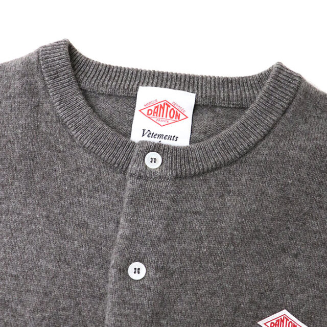 DANTON ダントン レディース ラムウール クルーネックニット