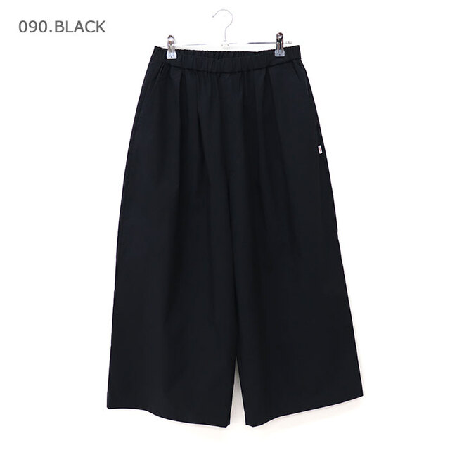 DANTON ダントン レディース タイプライター ワイドイージーパンツ DT-E0295CBD/090.BLACK