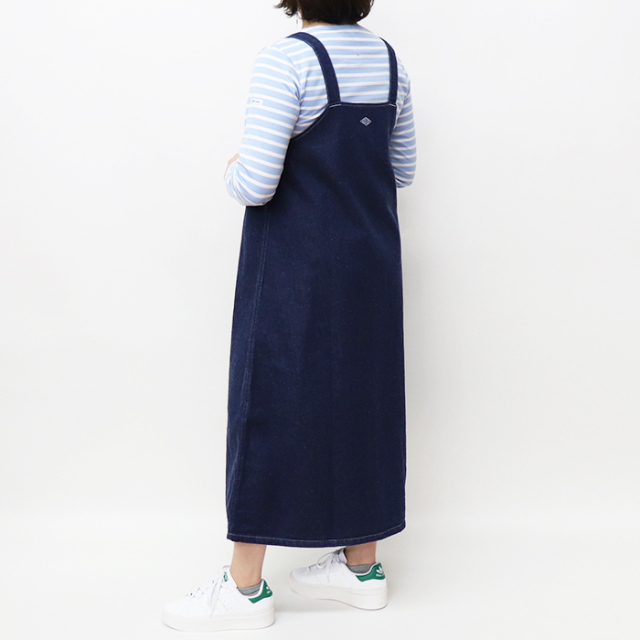 DANTON ダントン レディース カツラギコットン サロペットスカート