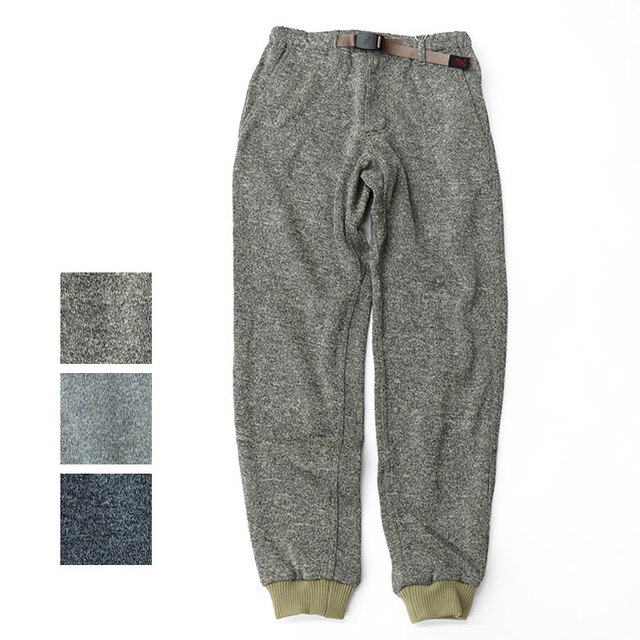 Gramicci グラミチ BONDING KNIT FLEECE NARROW RIB PANT ボンディング