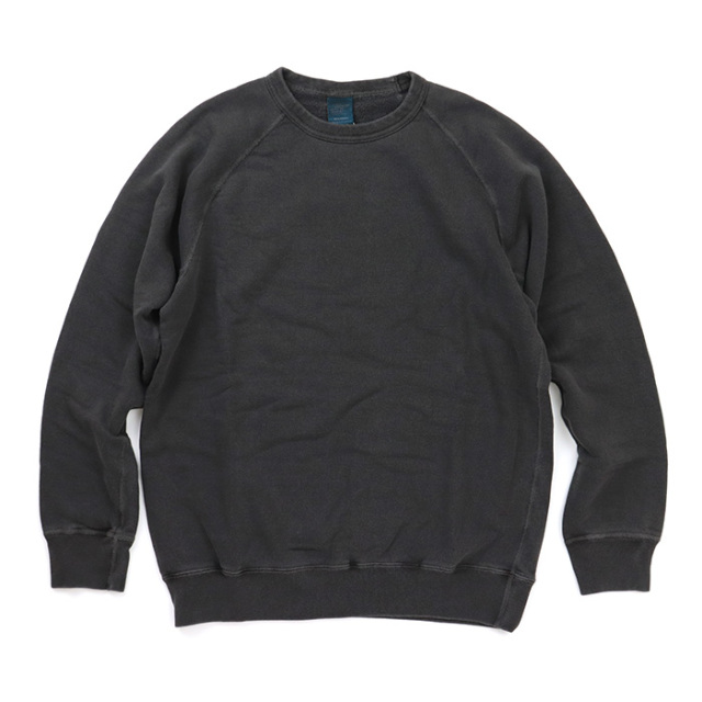 GOOD ON グッドオン ピグメントダイ ラグランクルー スウェット サクラ GOOD ON ON（グッドオン） ラグラン ジップ フード スウェット