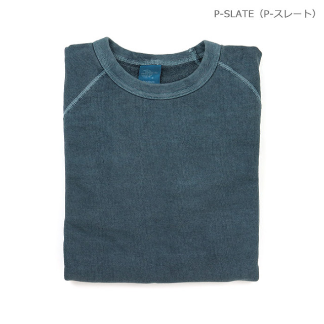 GOOD ON グッドオン ピグメントダイ ラグランクルー スウェット サクラ GOOD ON トレーナー グッドオン 長袖 ピグメントダイ ラグラン