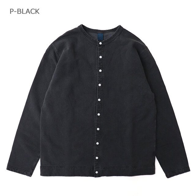 Good On グッドオン スウェット クルースウェットカーディガン GOBW1711/P-BLACK