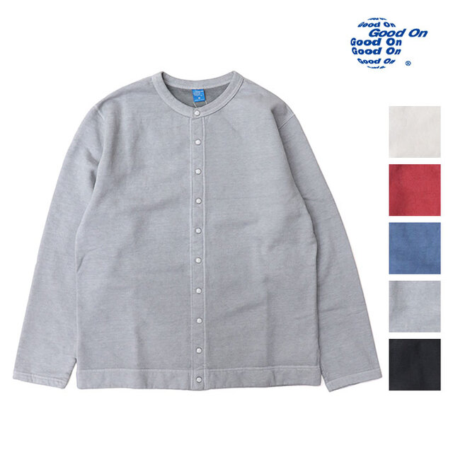 Good On グッドオン スウェット クルースウェットカーディガン GOBW1711