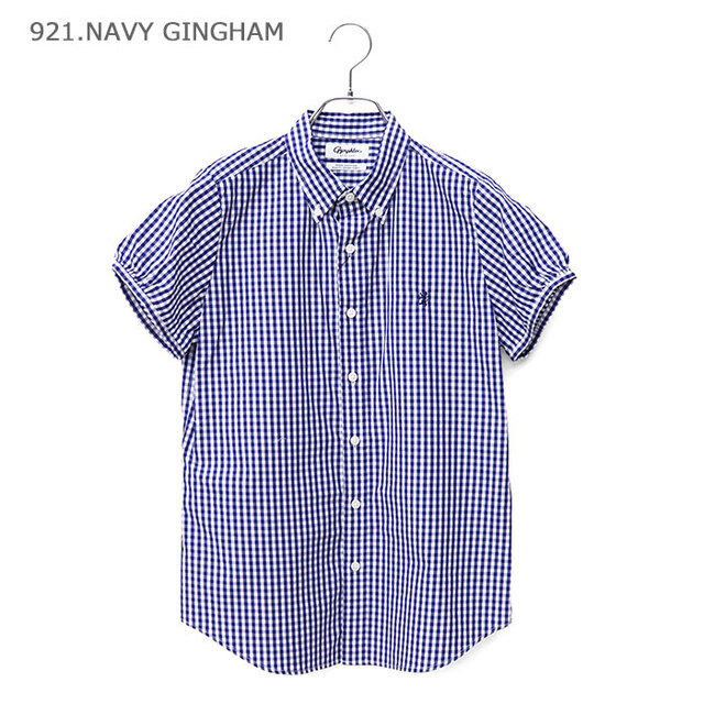 Gymphlex ジムフレックス レディース コットン フレンチスリーブシャツ GINGHAM GY-B0242MGG STRIPE GY-B0242MGS