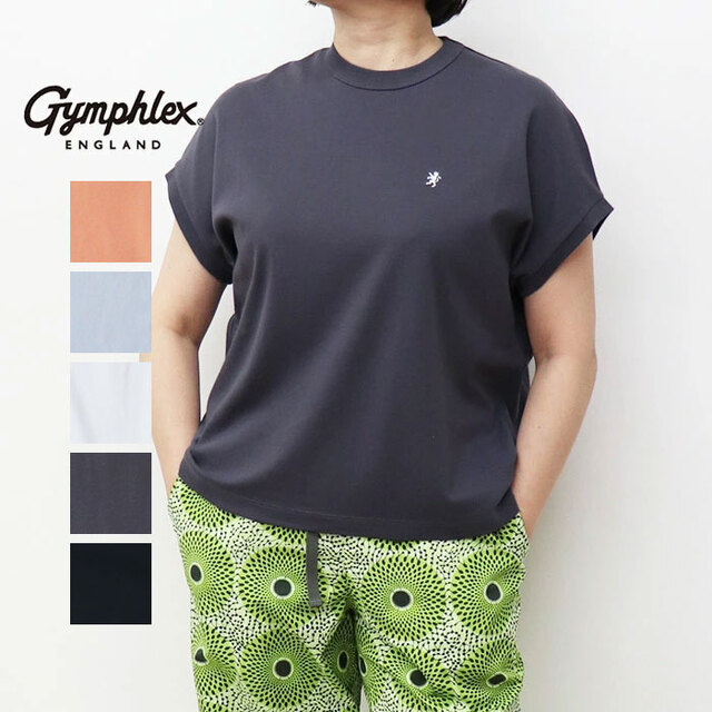 Gymphlex ジムフレックスクルーネックスリーブレスプルオーバー GY-C0361FLK