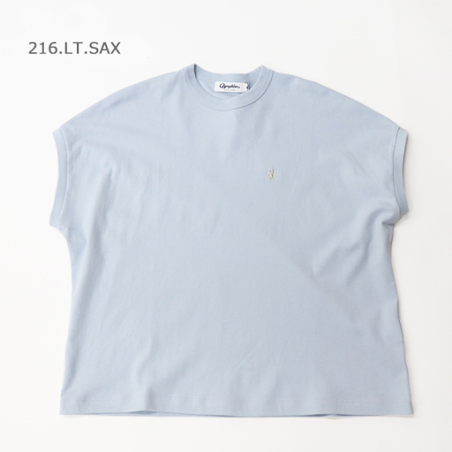 Gymphlex ジムフレックスクルーネックスリーブレスプルオーバー GY-C0361FLK