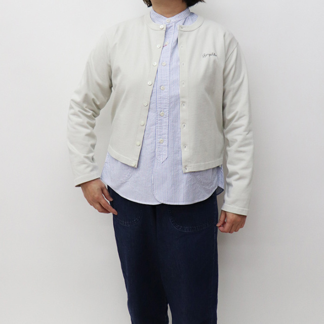 Gymphlex | コットン 長袖ショートカーディガン WOMEN GY-C0367 SCT