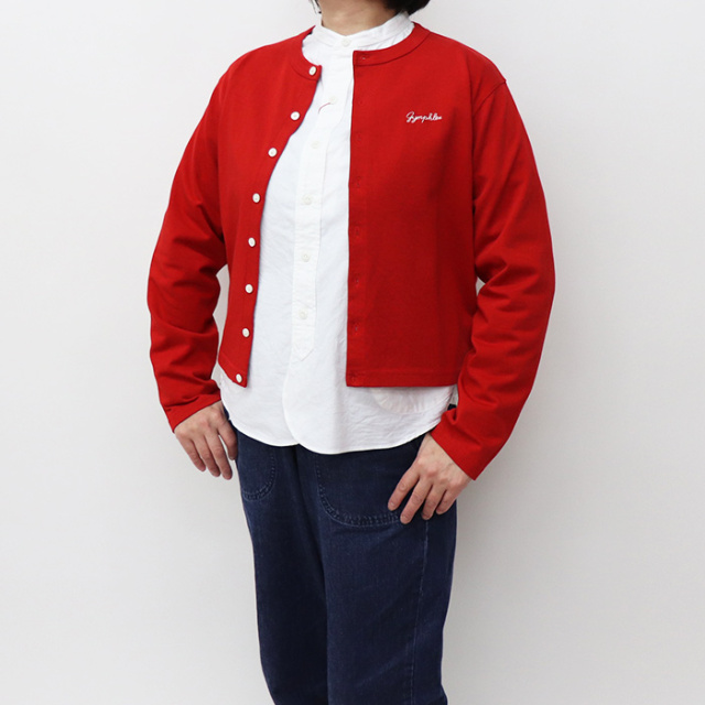 Gymphlex | コットン 長袖ショートカーディガン WOMEN GY-C0367 SCT