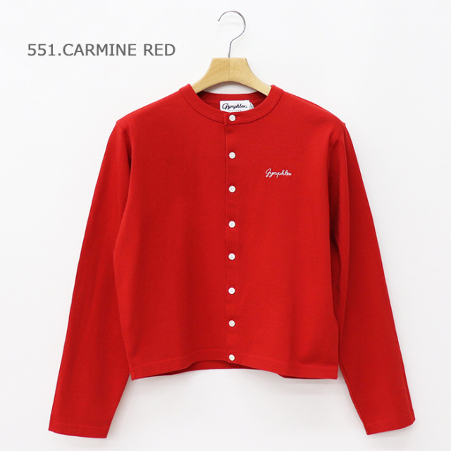 Gymphlex | コットン 長袖ショートカーディガン WOMEN GY-C0367 SCT