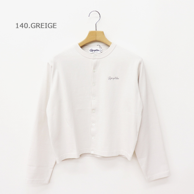 Gymphlex | コットン 長袖ショートカーディガン WOMEN GY-C0367 SCT