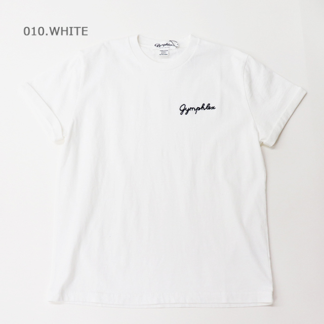 Gymphlex ジムフレックス レディース 半袖ロゴ刺繍Tシャツ GY