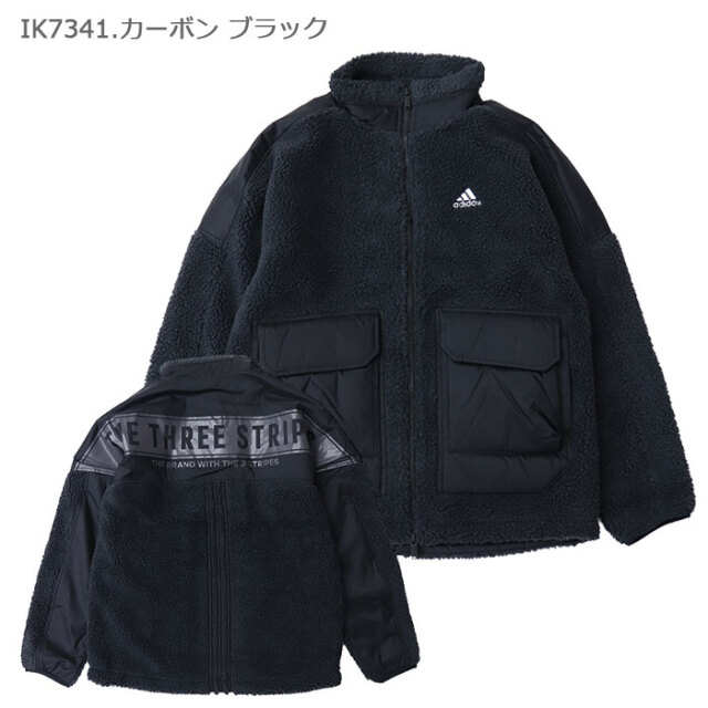 adidas,アディダス,アウター,ボアジャケット