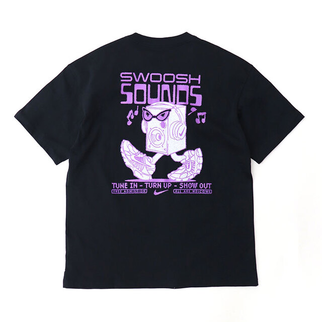 NIKE ナイキ スポーツウェア メンズ スウッシュ サウンズ 半袖Tシャツ ブラック IH1370-010