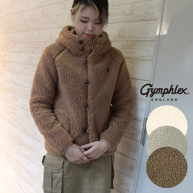 高品質の激安 専用 Gymphlex 14 トープ ジャケット ボア ジムフレックス ジャンパー ブルゾン Hlt No