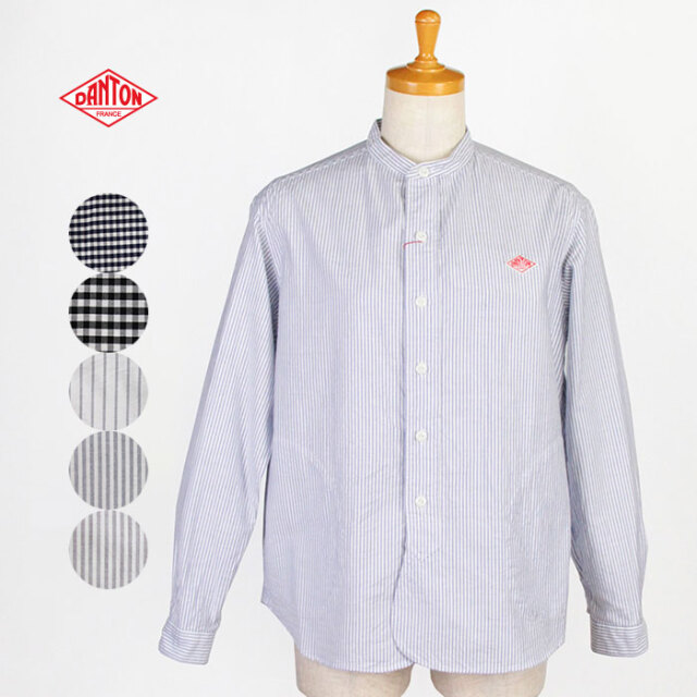 Danton バンドカラーシャツ Whirledpies Com