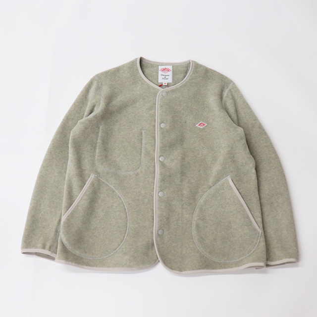 DANTON ダントン レディース フリース カラーレスジャケット WOMEN JD-8911