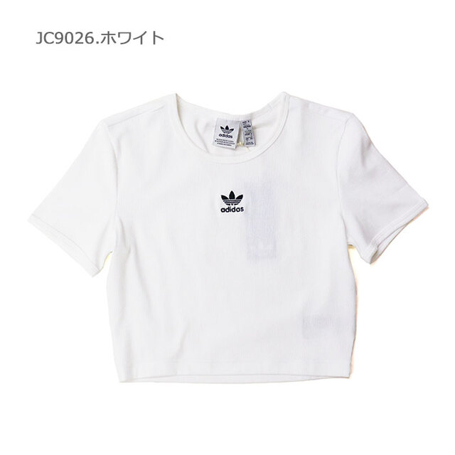 adidas originals アディダス レディース オリジナルス エッセンシャルズ リブ Tシャツ JTN56