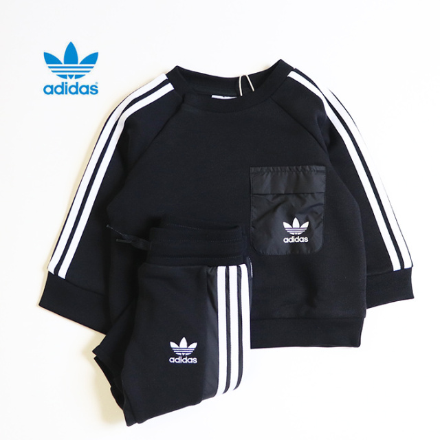 adidas Originals アディダス オリジナルス ベビーキッズ クルーセット  