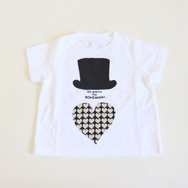 Bohemians ボヘミアンズ キッズ ラブハットハート ラブゼブラ キッズTシャツ KT-4H