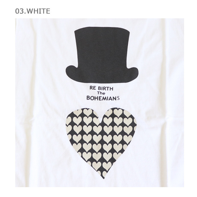 Bohemians ボヘミアンズ キッズ ラブハットハート ラブゼブラ キッズTシャツ KT-4H